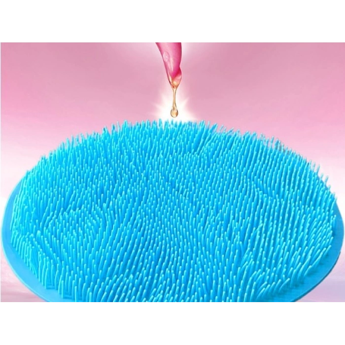 Yuvarlak Vantuzlu Banyo Sırt Kese Matı 26 cm (4940)