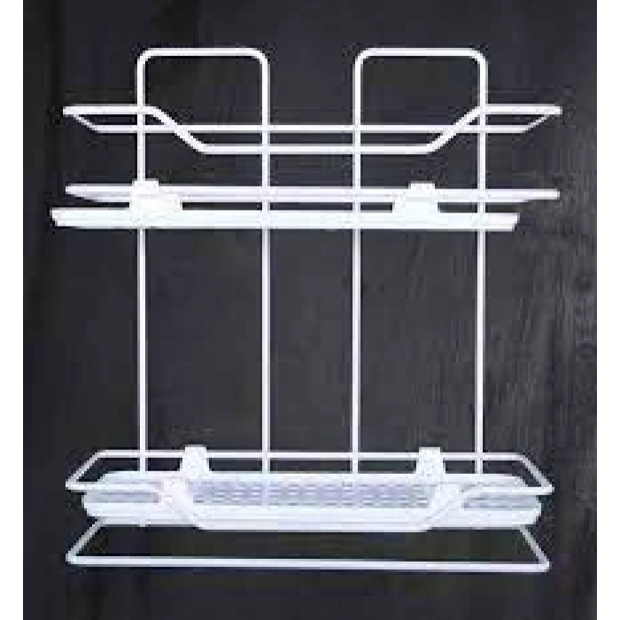 ZAMBAK 2Lİ RAF SİYAH BEYAZ (4940)