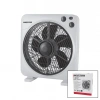 12 İNÇ  KUTU FAN  VANTİLATÖR  3 KADEME HIZ   5 PLASTİK KANAT  40W   60DK.ZAMAN AYARLI  MTR-F620 (4940)