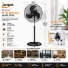 18 İNÇ SANAYİ VANTİLATÖR  3 METAL KANAT: ÇAP:56CM - Y: 140CM - 3 KADEME HIZ   80W (4940)