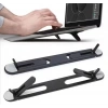 2 Kademeli Katlanabilir ve Yapışkanlı Laptop Standı Siyah (4940)