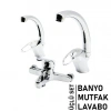 3LÜ SET   BANYO - EVYE MUTFAK - LAVABO   AÇ KAPA  MİX BATARYA MUSLUK (4940)