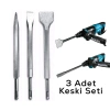 3PCS MURÇ SETİ SİVRİ -DÜZ 25CM (4940)