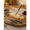 5 PARÇA  UZUN KAHVALTI BIÇAK - GRİ MERMER DESEN SAPLI 16.5 cm (4940)