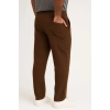 Erkek Keten Pantolon – Cepli, Beli Lastikli Ve Bağcıklı, Nefes Alan Rahat Kalıp, Yazlık Ve Baharlık Günlük Giyim, Şık - Konforlu Boru Paça Model - Kahverengi