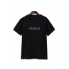 Anneler Günü Mom Çiçek Temalı Baskılı Oversize Bisiklet Yaka T-shirt - Siyah