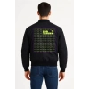 Arka Bomber Ceket - Siyah