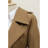 Astarlı Kemerli Trenckot -Taba
