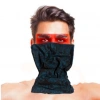 Baf Bandana Çoklu Kafatası Mavi Siyah Maske (4940)