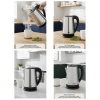 ÇELİK KETTLE SU ISITICISI KABLOSUZ KULLANIM 1.8LT 360 DERECE DÖNEBİLME OTOMATİK KAPANMA SK-8026 (4940)