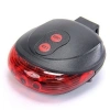 Çok Fonksiyonlu Pilli Bisiklet Led Lazer Işığı Arka Stop Lambası (4940)