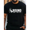 Erkek Around Baskılı Süprem T-shirt