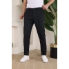 Erkek Casual Slim Fit Cord Desenli Kumaş Pantolon