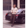 Erkek çizgi Desen Uzun Kollu Triko