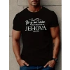 Erkek Jehova Baskılı Süprem T-shirt