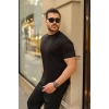 Erkek Kolları Dar Kesim Rahat Kalıp Basic Tişört
