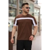 Erkek şerit Detaylı Kısa Kollu T-shirt