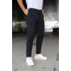 Erkek Slim Fit Likralı Gabardin Pantolon