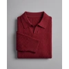 Erkek Zincir Desen Gömlek Yaka Triko
