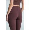 Fitilli Full Likralı Yüksek Bel Toparlayıcı Tayt Günlük Ve Spor Kullanım - Kahverengi