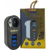 Gobax Termal Akım Korumalı Akıllı Priz 3xusb Li, Çocuk Korumalı, Led Işıklı, Yüksek Isıya Dayanıklı (4940)