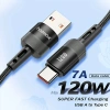 HEEMAX 120W USB A - USB C Hızlı Şarj Kablosu (7A),iPhone 16/15, Galaxy S25–S21, MacBook, iPad, Laptop Uyumlu
