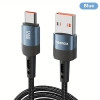 HEEMAX 120W USB A - USB C Hızlı Şarj Kablosu (7A),iPhone 16/15, Galaxy S25–S21, MacBook, iPad, Laptop Uyumlu