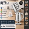 İNOKS ÇELİK KETTLE SU ISITICISI KABLOSUZ KULLANIM 1.8LT 360° DÖNEBİLME OTOMATİK KAPANMA SK-8031 (4940)
