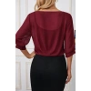 Kadın Fakir Kollu önden Bağlamalı Kısa şifon Bolero Ceket