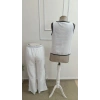 Kadın Kolsuz önü Düğmeli Yelek Ve Pantolon Ikili Takım