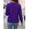 Kadın Uzun Kollu Bisiklet Yaka Triko Bluz