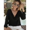 Kadın Uzun Kollu Degaje Yakalı Sandy Bluz