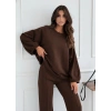 Kadın Uzun Kollu Geniş Kesim Modal Bluz Ve Pantolon Ikili Takım