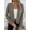 Kadın Uzun Kollu önü Açık Dalgıç Kısa Vizon Ceket