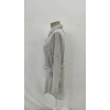 Kadın Uzun Kollu Yakalı önden Düğmeli Beli Kuşaklı Mini Ithal Keten Elbise