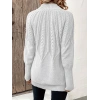 Kadın Uzun Kollu Yarı Balıkçı Yaka Triko Bluz
