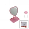 KALPLİ 7 İNÇ LEDLİ - USB ŞARJLI MAKYAJ AYNASI 90 DERECEAYARLI TAKILIKLI AYAK RENKLİ PLS. (4940)