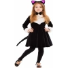 Kedi Kulak Taç Kuyruk ve Papyon 3 lü Set Çocuk Boy Fuşya Renk (4940)