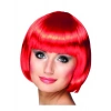 Kırmızı Renk Parti Peruğu Küt Saç (4940)