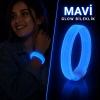Mavi Kalın Glow Bileklik – Kırılarak Yanan Parti ve Festival Bilekliği (4940)