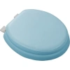 MAVİ YUMUŞAK KLOZET KAPAK BÜYÜK PUF  42x41 cm (4940)
