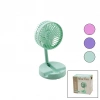 MİNİ FAN W-1630-A SDR-B07 M.ÜSTÜ VANTİLATÖR USB ŞARJLI KATLANIR FAN=12.5CM - AYAK=12.5CM 180 DERECE AYARLI TELEFONLUKLU (4940)