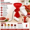 PLASTİK SÜZGEÇLİ - HAZNELİ SALÇA MAKİNESİ  METAL KOLLU EV YAPIMI FİRESİZ PRATİK KULLANIM BRKT-312007 (4940)