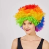 Rengarenk Kıvırcık Afro Bonus Peruk (4940)