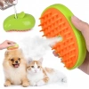 Şarjlı Soğuk Buharlı Kedi Köpek Fırçası Tarağı (4940)