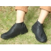 Silikon Ayakkabı Kılıfı Kaymaz Su Kir Geçirmez   L Beden Siyah (4940)