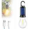 Solar Güneş Enerjili Led Ampul 3 Modlu Uzaktan Kumandalı Solar Camping Lamp (4940)