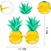 Tropikal Hawaii Ananas Şekilli Parti Gözlüğü 9.5 x 14 cm (4940)