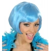 Turkuaz Renk Parti Peruğu Küt Saç (4940)