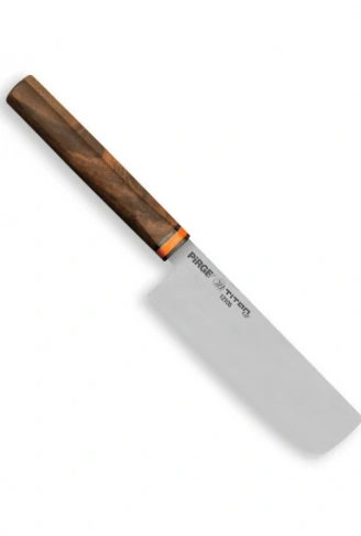 12106 Titan East Dilimleme Nakiri Şef Bıçağı 16 Cm  Ceviz Sap (  )
